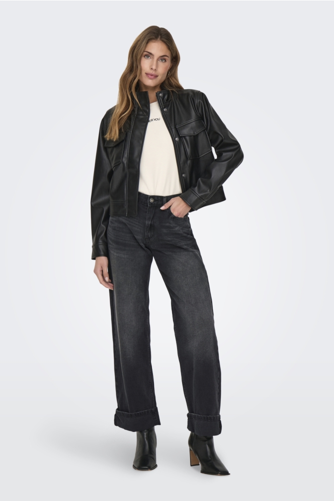ONLELLA MW WIDE FOLD UP TAI523 DNM 15344977 WASHED BLACK